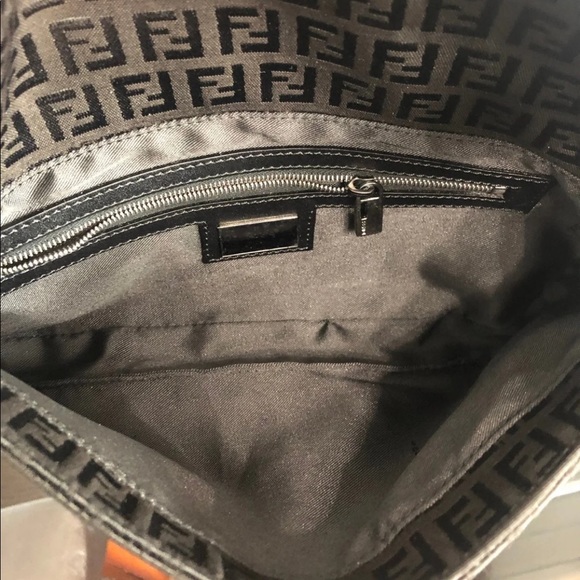 FENDI Authentic Black Zuchinno Canvas Baguette - Picture 8 of 16